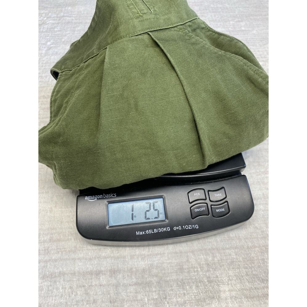 Banana Republic Explorer Culottes Womens Sz 2 Green Cotton Linen Wide Leg Shorts - Picture 15 of 15